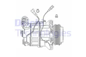 Kompresory klimatyzacji - DELPHI Kompresor, klimatyzacja CS20482 - miniaturka - grafika 1