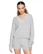 Bluzy damskie - Hurley Damska bluza z kapturem Mia, Erikafiolet, L - miniaturka - grafika 1