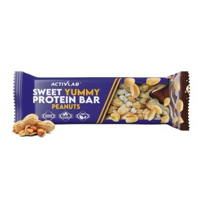 Baton proteinowy ACTIVLAB SWEET Yummy Protein Orzeszki ziemne (40 g)