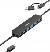 Huby USB - Unitek KVM Hub 10 Gbps – przełączanie między 2 hostami, 3×USB-A U1344ABK01 - miniaturka - grafika 1