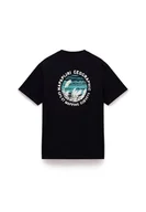 Koszulki męskie - t-shirt uomo napapijri s-vignoni np0a4ilx 9411 black - miniaturka - grafika 1