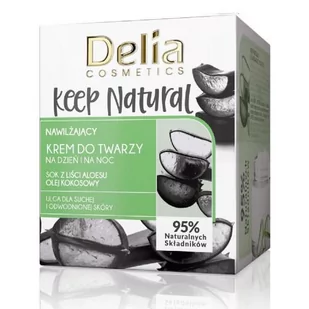 Delia Cosmetics Cosmetics Keep Natural Nawilżający Krem do twarzy na dzień i noc 50ml - Kremy do twarzy - miniaturka - grafika 1