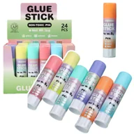 Przybory szkolne - Klej W Sztyfcie Szkolny Biurowy Pastelowe 8g LEAN - miniaturka - grafika 1