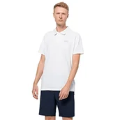 Koszulki męskie - Jack Wolfskin Męska koszulka polo Pique Men przewiewna - miniaturka - grafika 1