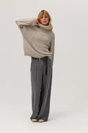 Swetry damskie - Sweter Oven Beż - miniaturka - grafika 1