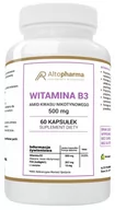 Witaminy i minerały - AltoPharma, Witamina B3 500mg Niacyna (PP), 60 kaps. - miniaturka - grafika 1