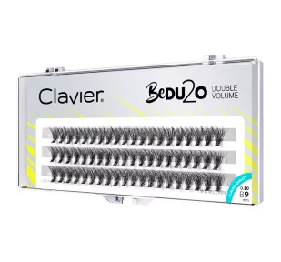 Clavier BeDU2O Sztuczne rzęsy kępki rzęsy, 9 mm - Sztuczne rzęsy i akcesoria - miniaturka - grafika 1