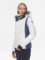 Kurtki narciarskie - Rossignol Kurtka narciarska Altipole RLKWJ28 Biały Regular Fit - miniaturka - grafika 1