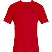 Koszulki sportowe męskie - Koszulka męska Under Armour Sportstyle Left Chest SS Red L - miniaturka - grafika 1
