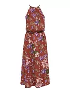 Sukienki - ONLY Damska sukienka maxi Onlnova Life S/L Joy Long Dress AOP PTM, Mineral Red/Aop:374 Botanic, 38 - miniaturka - grafika 1