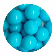 Dodatki do ciast w proszku - KULE ZBOŻOWE CZEKOLADOWE W LUKROWEJ POLEWIE niebieskie 10szt - miniaturka - grafika 1