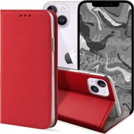 Etui i futerały do telefonów - Hello Case ETUI Z KLAPKĄ DO Apple iPhone 14 CZERWONE ZAMYKANE MAGNETYCZNE - miniaturka - grafika 1