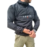 Kurtki i kamizelki sportowe męskie - FURIA Kurtka Męska Kangurka Logo Black - miniaturka - grafika 1