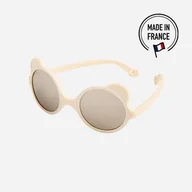 Okulary przeciwsłoneczne - Kremowe okulary dziecięce OurS'on 0-1 - miniaturka - grafika 1