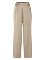 Spodnie damskie - More & More Spodnie w kolorze beżowo-brązowym - miniaturka - grafika 1