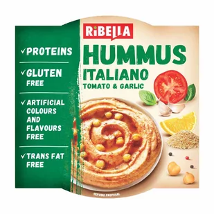 Ribella - Hummus z pomidorami i czosnkiem - Hummus - miniaturka - grafika 1