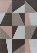 Dywany - Dywan EFOR 06 różowy / brązowy / szary, 120x170 cm - miniaturka - grafika 1