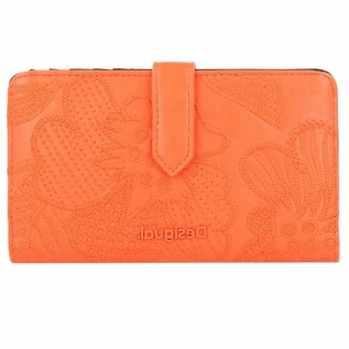 Portfele - Desigual Portfel 17 cm orange - grafika 1