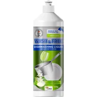 Płyny do naczyń - Płyn do mycia naczyń WASHFREE zielone jabłko i ekstrakt z szarotki alpejskiej 1000 g - miniaturka - grafika 1