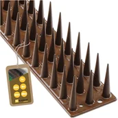 Zwalczanie i odstraszanie szkodników - Plastikowe kolce ochronne na ptaki Arcas, brązowe, 1 szt. - miniaturka - grafika 1