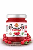 Konfitury, marmolady, powidła - Konfitura malinowa 215g 100% Naturalna - miniaturka - grafika 1