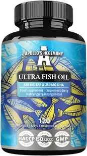 APOLLO'S HEGEMONY ULTRA FISH OIL OMEGA 3 120 KAPSUŁEK ŻELOWYCH - Suplementy naturalne - miniaturka - grafika 1
