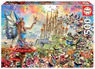 Puzzle - Puzzle 500 Wróżka i motyle G3 - Educa - miniaturka - grafika 1