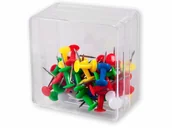 Akcesoria do tablic - VICTORY OFFICE PRODUCTS Pinezki Beczułki Tablicowe Kolor 40 Szt. - miniaturka - grafika 1