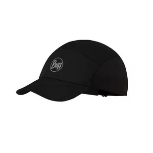 BUFF Czapka biegowa z daszkiem PACK SPEED CAP Solid Black - Czapki i chusty sportowe męskie - miniaturka - grafika 1