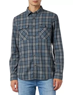 camel active koszula męska, niebieski (Night Blue), XXL - Koszule męskie - miniaturka - grafika 1