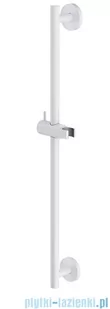 Omnires Drążek prysznicowy 66 cm biały mat DR12WM - Baterie umywalkowe - miniaturka - grafika 1
