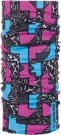 Czapki i chusty sportowe damskie - Viking Chusta Regular czarno-różowo-niebieska 8844 - miniaturka - grafika 1