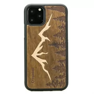 Etui i futerały do telefonów - Bewood Drewniane etui iPhone 11 PRO GÓRY IMBUIA - miniaturka - grafika 1