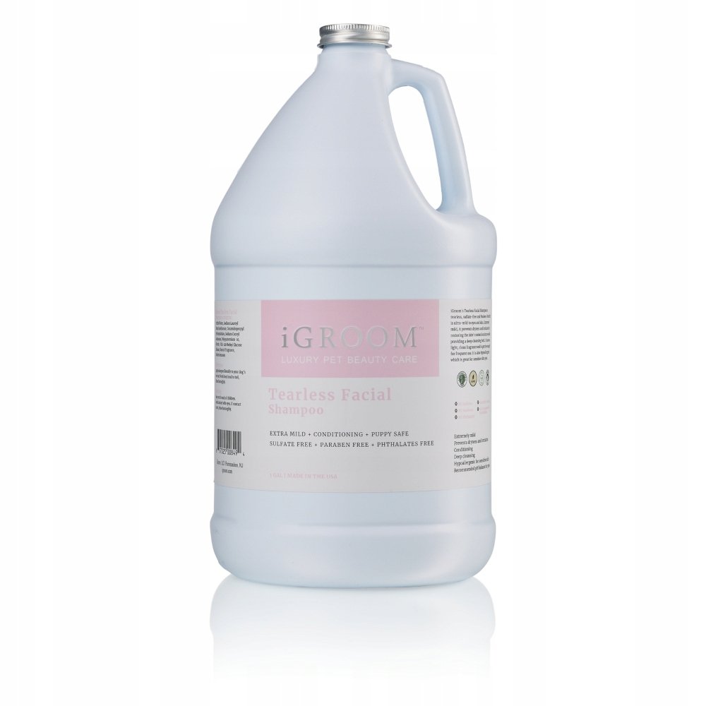 iGroom Tearles Facial Shampoo 3,8l-hipoalergiczny,łagodny szampon nawilżają
