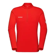 Kurtki i kamizelki sportowe męskie - Kurtka polarowa MAMMUT Aenergy ML Half Zip Pull Men mammut red XXL - miniaturka - grafika 1