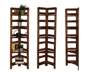 Regały - Regał Modułowy Narożnik 159,2X34,4X34,4Cm 5 Półek Berdo Olejowany Drewno Sosnowe Brązowy Rr2_Nz3X035_0_R0_F1 / Wamar-Sosenka - miniaturka - grafika 1