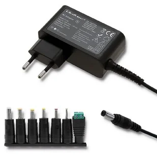 Qoltec Zasilacz uniwersalny sieciowy 30W | 7 wtyczek 51736 - Zasilacze do laptopów - miniaturka - grafika 1