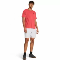 Spodnie sportowe męskie - Męskie spodenki treningowe Under Armour UA Tech Woven Wordmark Short - białe - UNDER ARMOUR - miniaturka - grafika 1