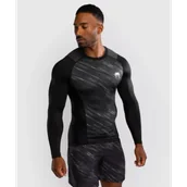 Kimona, stroje i obuwie - Venum Rashguard Długi Rękaw Long Sleeve Rapid Black/Storm Grey - miniaturka - grafika 1
