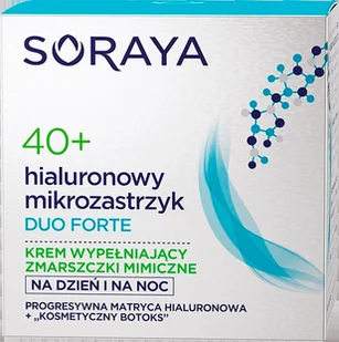 Soraya Hialuronowy Mikrozastrzyk Duo Forte 40+ 50 ml Krem na dzień i noc - Żele pod prysznic dla mężczyzn - miniaturka - grafika 4