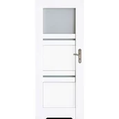 Drzwi wewnętrzne - Skrzydło drzwiowe DALIA białe podcięcie 70 L - miniaturka - grafika 1