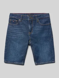 Szorty jeansowe z wpuszczanymi kieszeniami model ‘SCANTON’ - Spodnie i spodenki dla chłopców - miniaturka - grafika 1