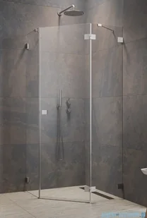 Radaway Essenza Ptj Brushed Nickel kabina pięciokątna 90x90cm prawa szczotkowany nikiel 1385010-91-01R/1385050-01-01 - Kabiny prysznicowe Radaway Essenza Ptj Brushed Nickel kabina pięciokątna 90x90cm prawa szczotkowany nikiel 1385010-91-01R/1385050-01-01 - Kabiny prysznicowe - miniaturka - grafika 1