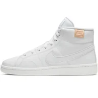 Buty sportowe damskie - Buty Nike Court Royale 2 Mid W CT1725 100 białe - miniaturka - grafika 1
