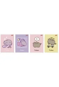 Unipap Zeszyt A5/60K kratka laminowany Pusheen (10szt) - Zeszyty szkolne - miniaturka - grafika 1