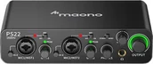 Karty dźwiękowe - Maono Interfejs Audio Karta Dźwiękowa Muzyczna Mikser Vlog 2x Xrl Trs / Maono Ps22 - miniaturka - grafika 1