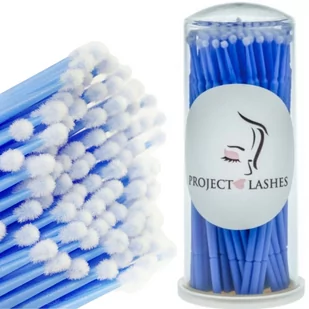 Project Lashes, Mikro Aplikatory Do Rzęs, Tuba, Projectlashes, 100 sztuk - Pozostałe akcesoria do makijażu - miniaturka - grafika 1