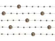 Dekoracje sali - PartyDeco Girlandy perłowe, cappuccino, 1,3 m, 5 szt GP5 - miniaturka - grafika 1