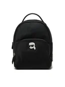 Plecaki - KARL LAGERFELD Plecak A1W30132 Czarny - miniaturka - grafika 1