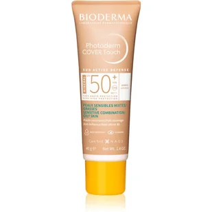 Bioderma Photoderm Cover Touch Mineral SPF50+ Ciemny 40g - Balsamy i kremy do opalania - miniaturka - grafika 1